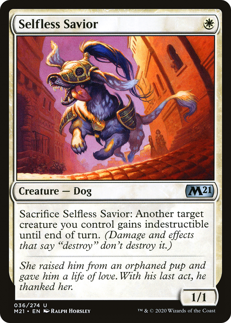 Selfless Savior (M21-036) [Core Set 2021] MTG Single Wizards of the Coast