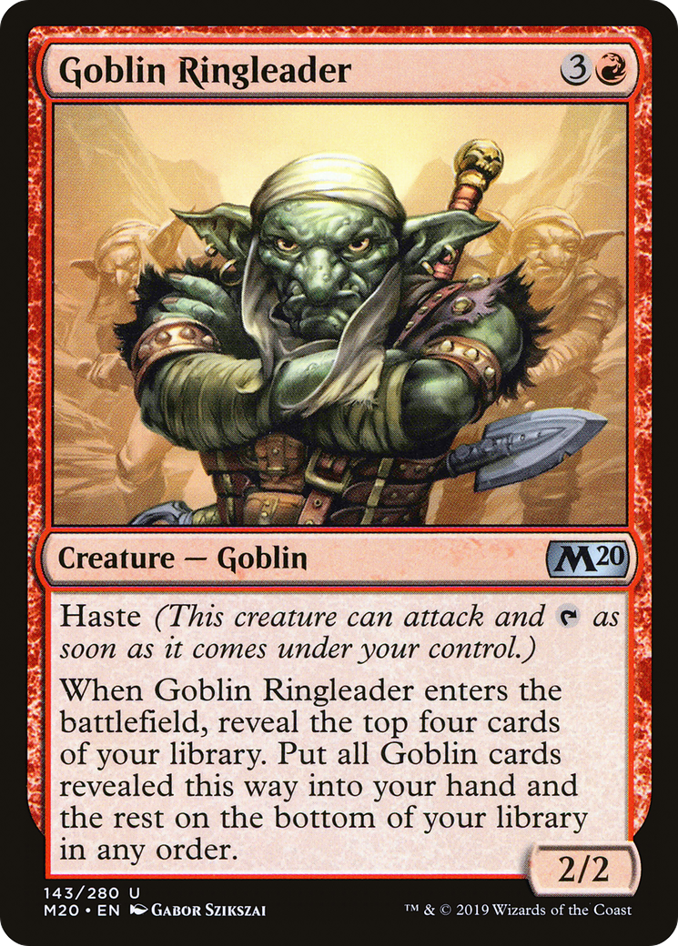 Goblin Ringleader (M20-143) [Core Set 2020] Foil MTG Single Wizards of the Coast