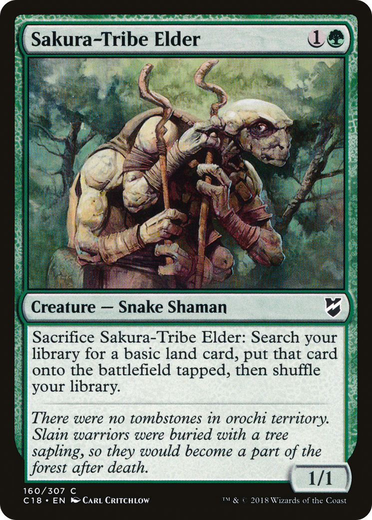 Sakura-Tribe Elder (C18-160) [Commander 2018] MTG Single Wizards of the Coast