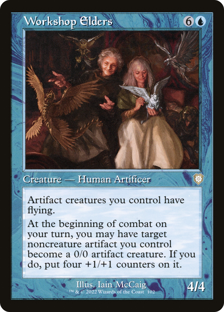 Workshop Elders (BRC-102) [The Brothers' War Commander] MTG Single Wizards of the Coast
