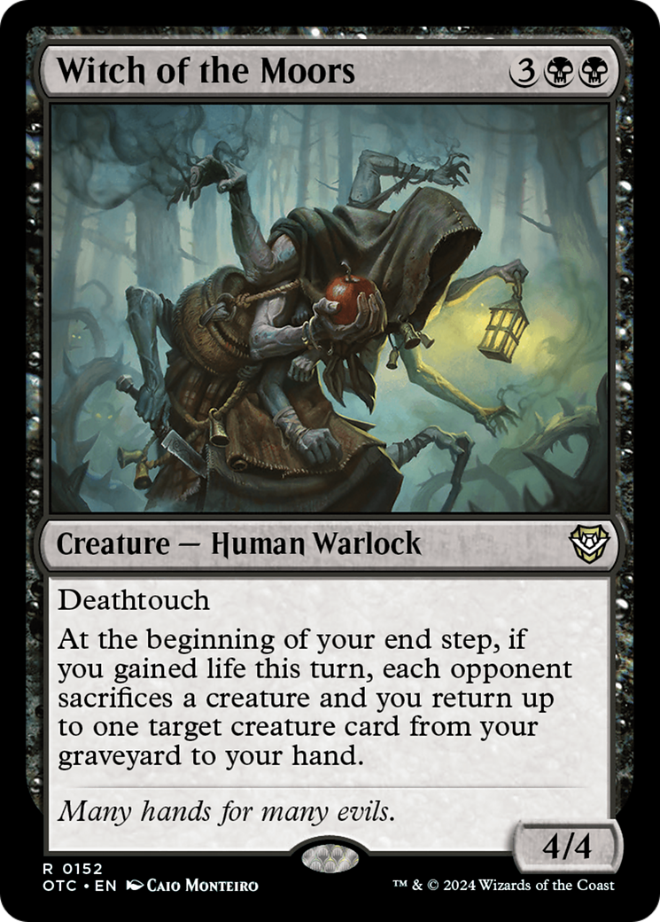 Witch of the Moors (OTC-152) [Outlaws of Thunder Junction Commander] MTG Single Wizards of the Coast