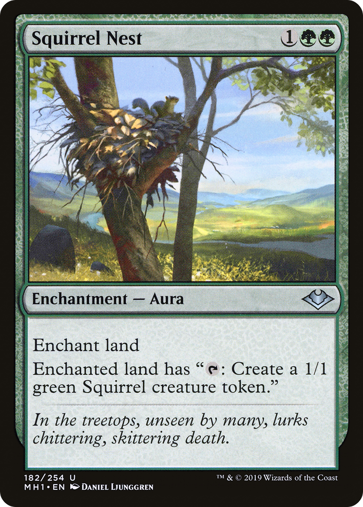 Squirrel Nest [Modern Horizons] MTG Single Magic: The Gathering
