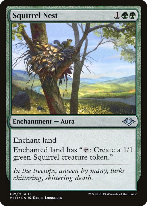 Squirrel Nest (MH1-182) [Modern Horizons] Foil MTG Single Modern Horizons