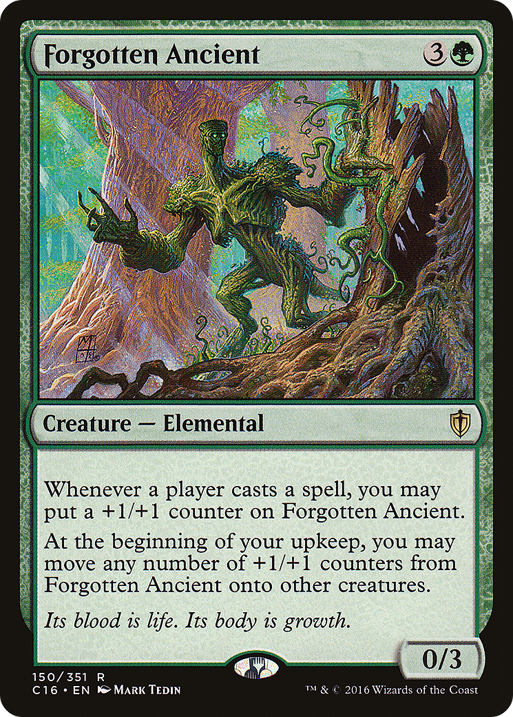 Forgotten Ancient (C16-150) [Commander 2016] MTG Single Wizards of the Coast