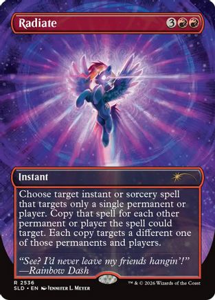 Radiate (SLD-2536) [Secret Lair] Drop Series Foil MTG Single Wizards of the Coast