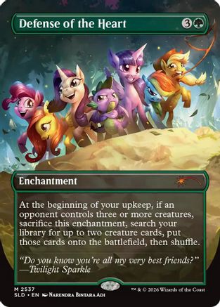 Defense of the Heart (SLD-2537) [Secret Lair] Drop Series Foil MTG Single Wizards of the Coast