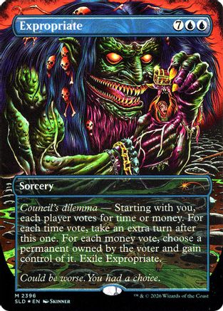 Expropriate (SLD-2396) [Secret Lair] Drop Series Foil MTG Single Wizards of the Coast