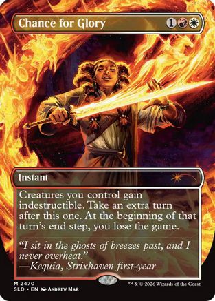 Chance for Glory (SLD-2470) [Secret Lair] Drop Series MTG Single Wizards of the Coast