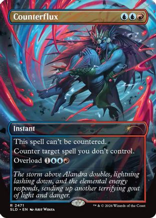 Counterflux (2471) (SLD-2471) [Secret Lair] Drop Series MTG Single Wizards of the Coast