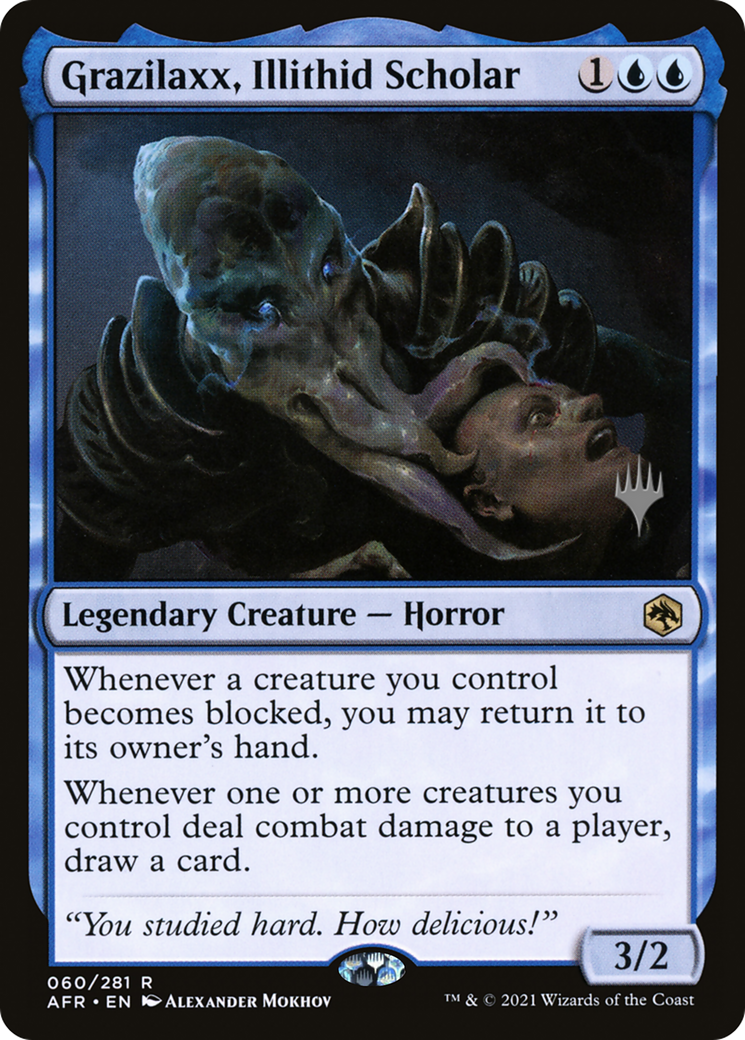 Grazilaxx, Illithid Scholar (PPAFR-060) [Adventures in the Forgotten Realms Promos] MTG Single Wizards of the Coast