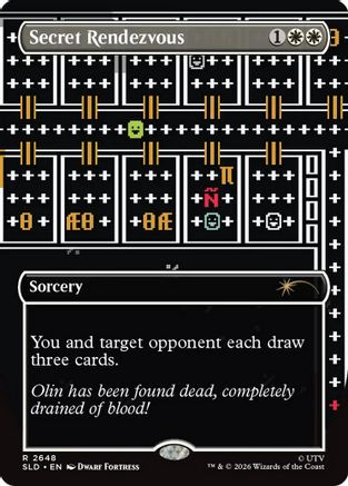 Secret Rendezvous (2648) (SLD-2648) [Secret Lair] Drop Series Foil MTG Single Wizards of the Coast