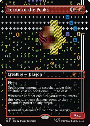 Terror of the Peaks (SLD-2650) [Secret Lair] Drop Series MTG Single Wizards of the Coast