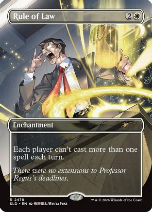 Rule of Law (SLD-2478) [Secret Lair] Drop Series Foil MTG Single Wizards of the Coast
