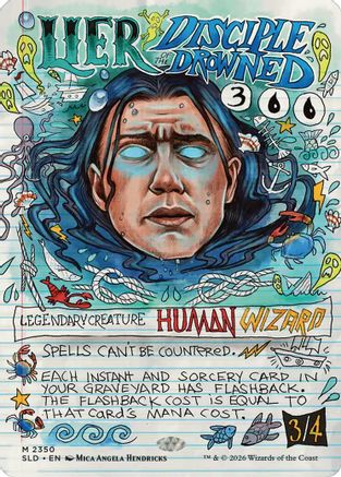Lier, Disciple of the Drowned (SLD-2350) [Secret Lair] Drop Series Foil MTG Single Wizards of the Coast
