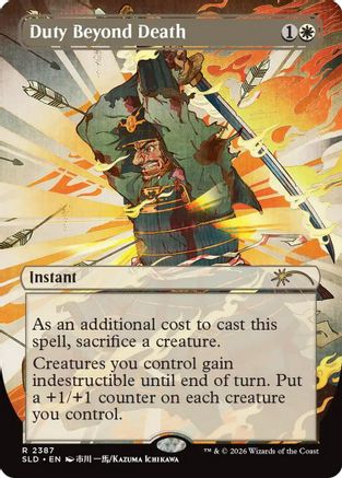 Duty Beyond Death (SLD-2387) [Secret Lair] Drop Series Foil MTG Single Wizards of the Coast
