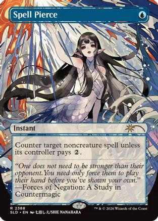 Spell Pierce (2388) (SLD-2388) [Secret Lair] Drop Series MTG Single Wizards of the Coast