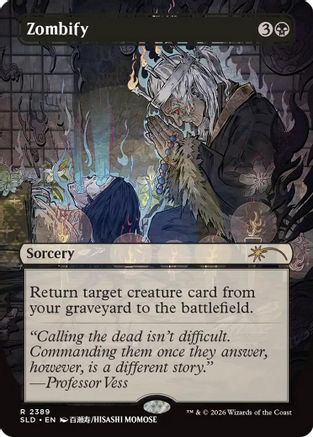 Zombify (SLD-2389) [Secret Lair] Drop Series MTG Single Wizards of the Coast