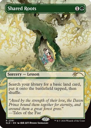 Shared Roots (SLD-2391) [Secret Lair] Drop Series MTG Single Wizards of the Coast