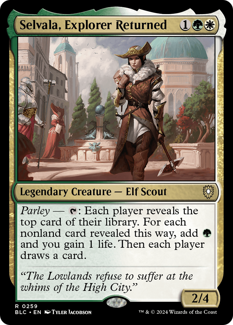 Selvala, Explorer Returned (BLC-259) [Bloomburrow Commander] MTG Single Wizards of the Coast