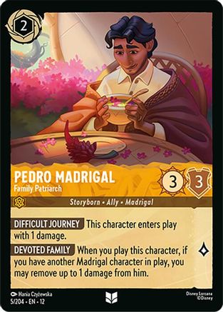Pedro Madrigal - Family Patriarch (5/204) [Wilds Unknown] Lorcana Single Disney