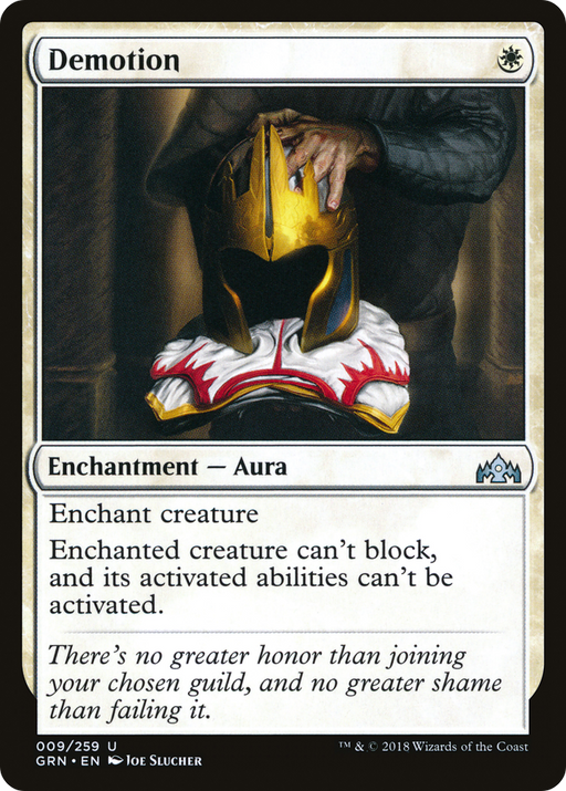 Demotion (GRN-009) [Guilds of Ravnica] MTG Single Wizards of the Coast