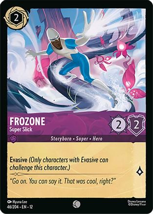 Frozone - Super Slick (46/204) [Wilds Unknown] Cold Foil Lorcana Single Disney