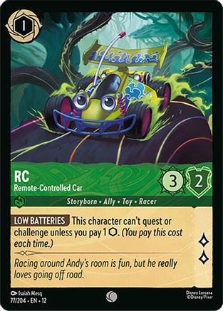 RC - Remote-Controlled Car (77/204) [Wilds Unknown] Lorcana Single Disney