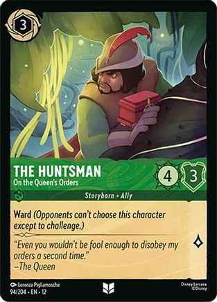 The Huntsman - On the Queen's Orders (94/204) [Wilds Unknown] Cold Foil Lorcana Single Disney