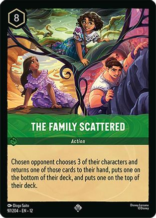 The Family Scattered (97/204) [Wilds Unknown] Lorcana Single Disney