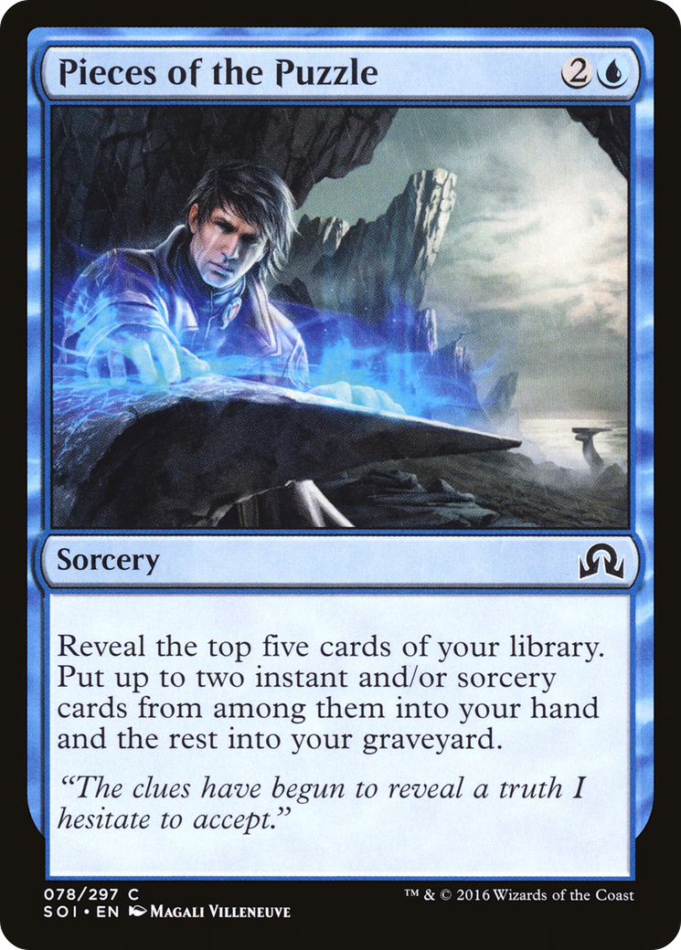 Pieces of the Puzzle (SOI-078) [Shadows over Innistrad] Foil MTG Single Wizards of the Coast