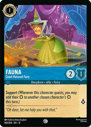 Fauna - Good-Natured Fairy (140/204) [Wilds Unknown] Lorcana Single Disney