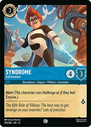 Syndrome - Evil Inventor (143/204) [Wilds Unknown] Lorcana Single Disney