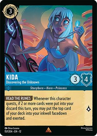 Kida - Discovering the Unknown (157/204) [Wilds Unknown] Lorcana Single Disney
