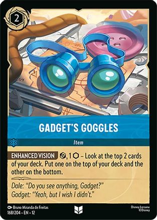 Gadget's Goggles (168/204) [Wilds Unknown] Lorcana Single Disney