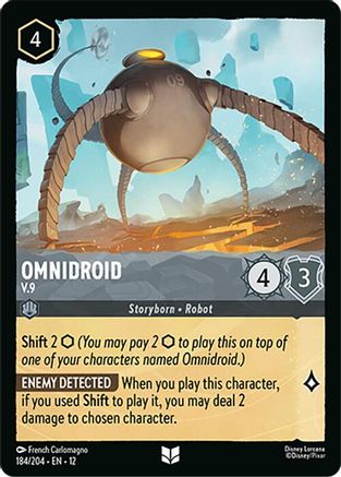 Omnidroid - V.9 (184/204) [Wilds Unknown] Lorcana Single Disney