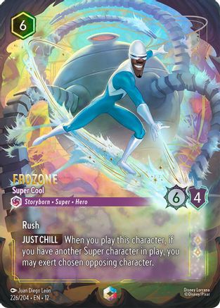 Frozone - Super Cool (Enchanted) (226/204) [Wilds Unknown] Holofoil Lorcana Single Disney