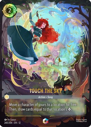 Touch the Sky (Enchanted) (240/204) [Wilds Unknown] Holofoil Lorcana Single Disney