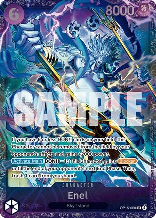 Enel (Treasure Cup May 2026) (OP15-060) [One Piece Promotion Cards] Foil One Piece Single Bandai