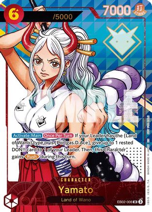 Yamato (Serial Numbered) (EB02-006) [One Piece Promotion Cards] Foil One Piece Single Bandai