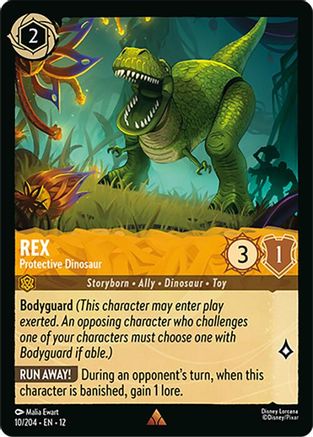 Rex - Protective Dinosaur (10/204) [Wilds Unknown] Lorcana Single Disney