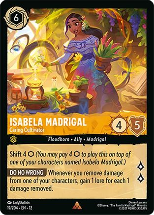 Isabela Madrigal - Caring Cultivator (19/204) [Wilds Unknown] Lorcana Single Disney
