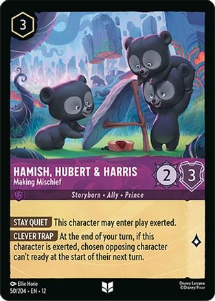 Hamish, Hubert & Harris - Making Mischief (50/204) [Wilds Unknown] Lorcana Single Disney
