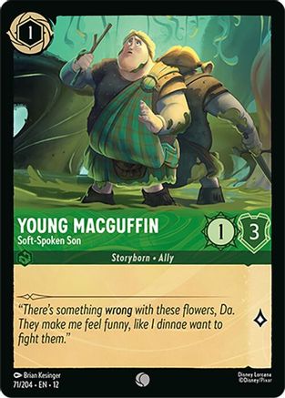 Young MacGuffin - Soft-Spoken Son (71/204) [Wilds Unknown] Cold Foil Lorcana Single Disney