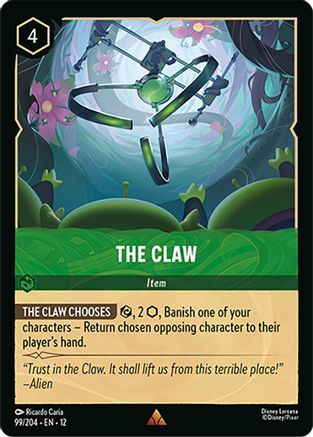 The Claw (99/204) [Wilds Unknown] Cold Foil Lorcana Single Disney