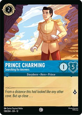 Prince Charming - Searching for Answers (138/204) [Wilds Unknown] Lorcana Single Disney