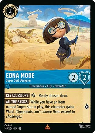Edna Mode - Super Suit Designer (149/204) [Wilds Unknown] Cold Foil Lorcana Single Disney
