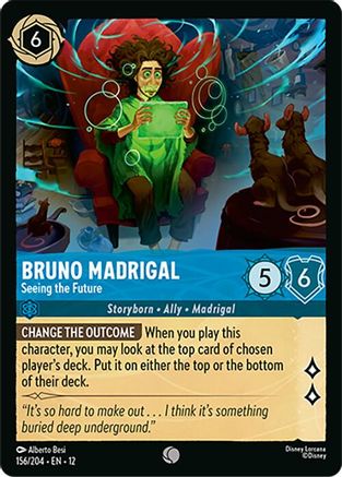 Bruno Madrigal - Seeing the Future (156/204) [Wilds Unknown] Lorcana Single Disney