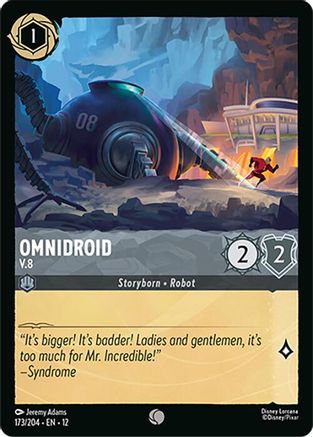 Omnidroid - V.8 (173/204) [Wilds Unknown] Cold Foil Lorcana Single Disney