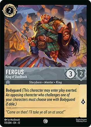 Fergus - King of DunBroch (175/204) [Wilds Unknown] Lorcana Single Disney