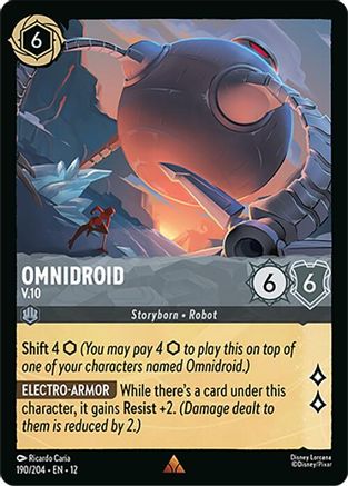 Omnidroid - V.10 (190/204) [Wilds Unknown] Lorcana Single Disney